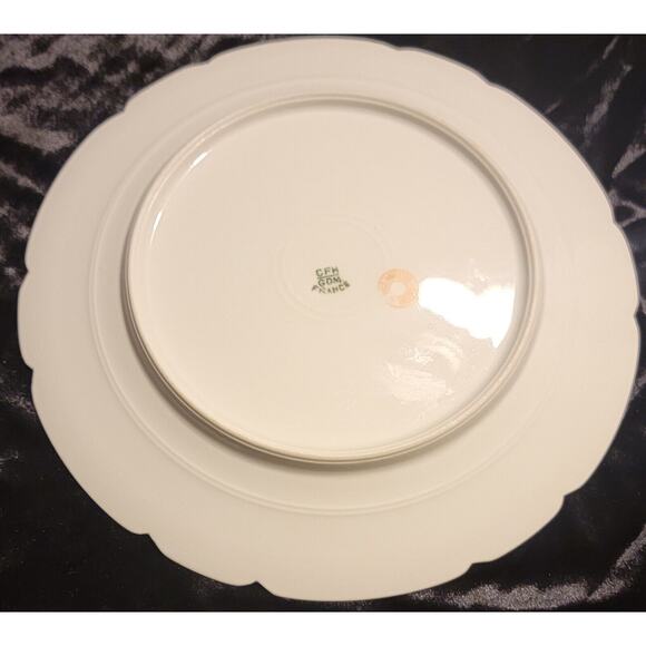 Haviland Limoges Schleiger Blue Floral 9 Inch Dinner Plate - Picture 4 of 6